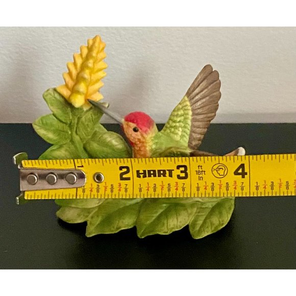 Allen's Bronson Collection, Hummingbird with Aphelandra Flower, looks so natural - Picture 15 of 16